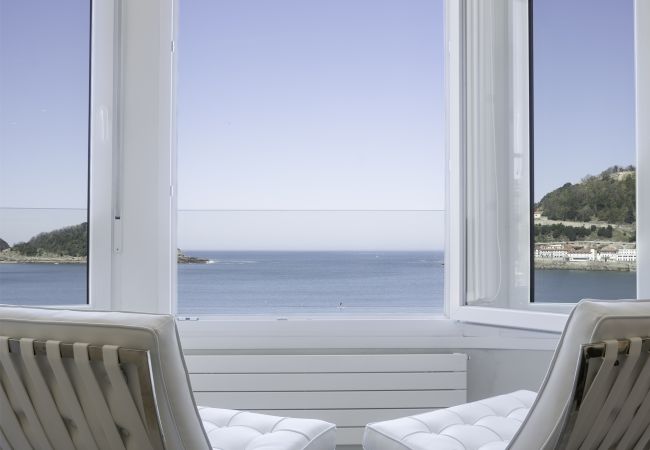Holiday apartment rental in San Sebastián with sea views